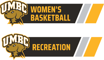 Updated UMBC Athletics wordmarks