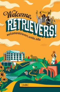 Thumbnail for an 11x17 poster with Welcome Retrievers graphics that links to a PDF for printing.